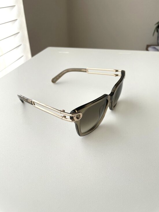 Chloé CE678S Smoky Taupe Gradient Sunglasses Gold Hardware main image 10